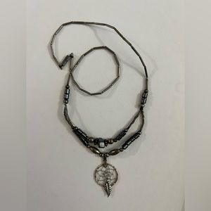 Dream catcher necklace